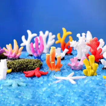 Dirbtinė Derva Koralų Papuošalai Žuvų Bakas Kraštovaizdžio Akvariumo Vandens Dekoravimo, Modeliavimo Žvaigždė Namuose Akvariumą Priedai